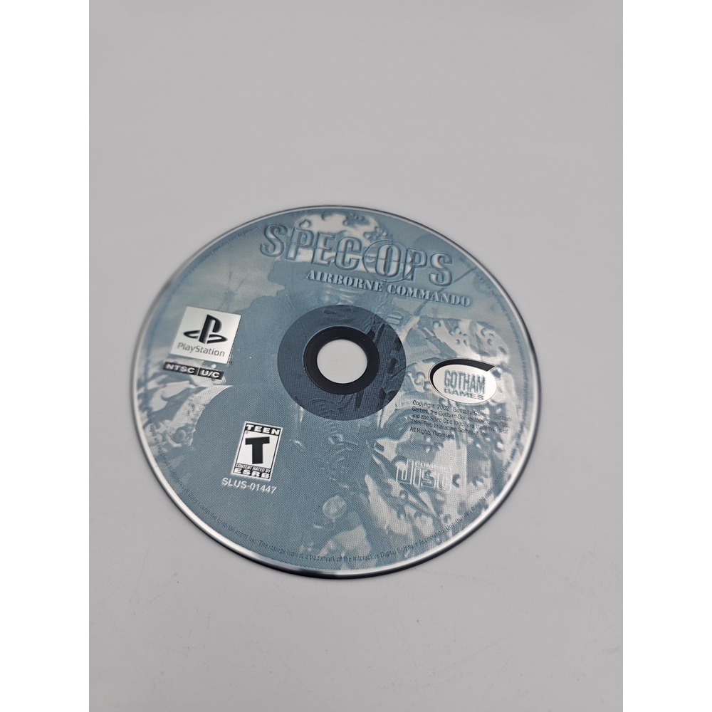 Spec Ops Airborne Commando Sony PlayStation 1 PS1 2002 Gotham Games Disc Only